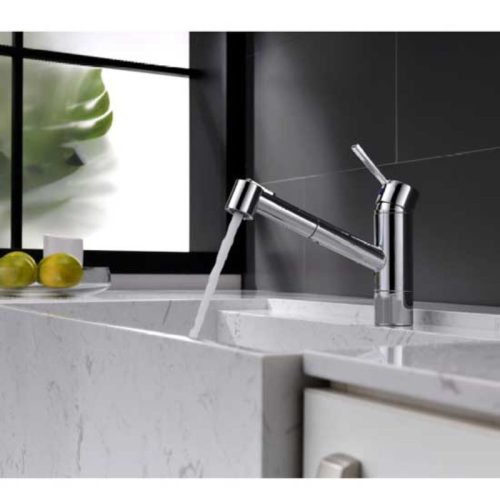 Hình ảnh vòi rửa bát nóng lạnh Paul Schmitt PA310K có dây rút