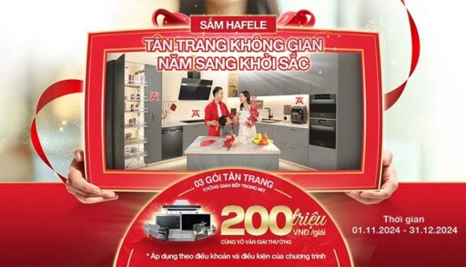 Tân trang bếp đẹp – Đón Tết rộn ràng cùng Hafele và Bếp 365!