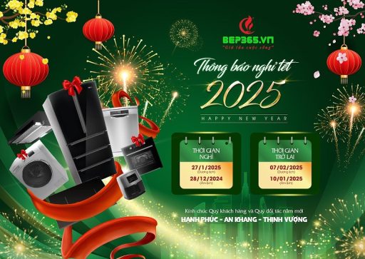 Bếp 365 - Thông báo Lịch nghỉ Tết Nguyên Đán 2025