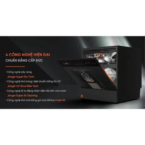 Công nghệ Máy rửa bát Junger LEOPARD-DWJ-136-VG