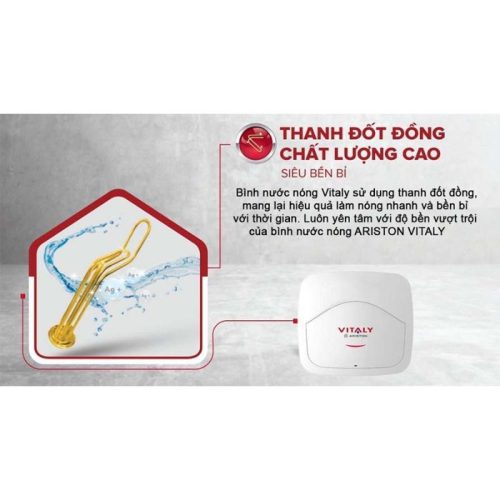 Chức năng Bình nóng lạnh Ariston Vitaly 15l