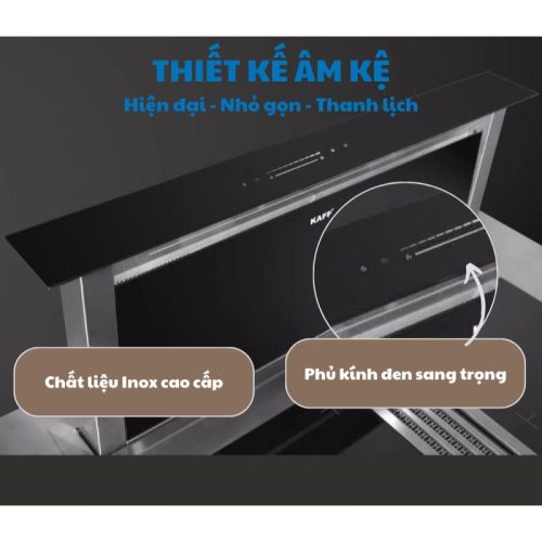 Thiết kế Máy út mùi KAFF KF-AT900 âm bàn