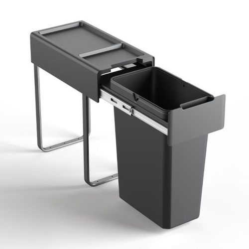 Thiết kế thùng rác âm tủ giảm chấn Eurogold BR300